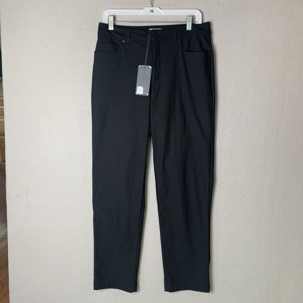 VRST Pant Men 32x32 Black Limitless Athletic 4Way Stretch 5 Pocket Office Siren
